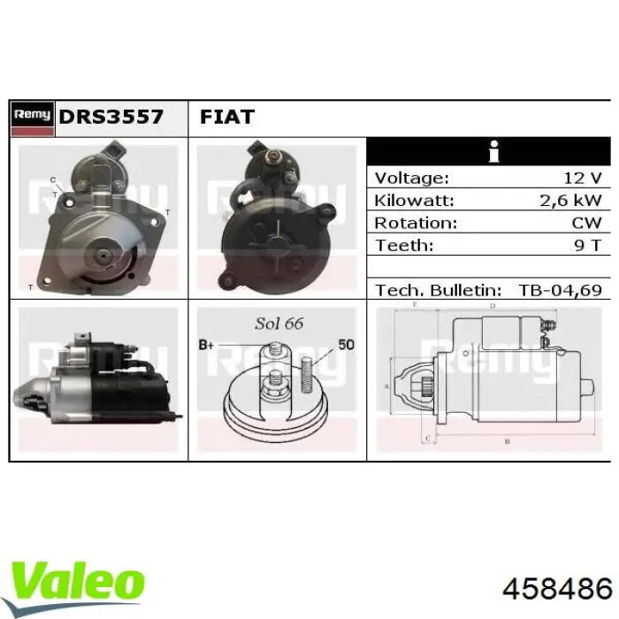 Burro de arranque  Fiat/Alfa/Lancia 1223013 precio, desde 143,22 EUR