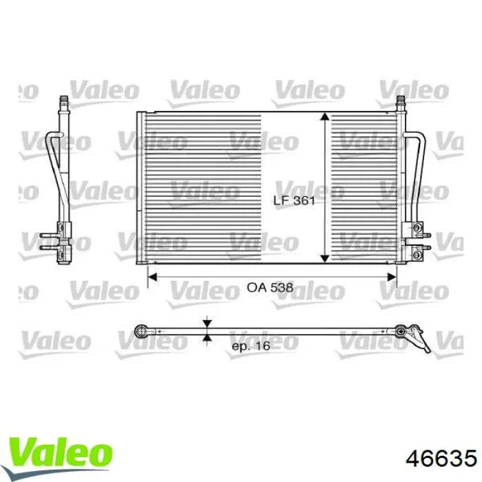 046635 VALEO Luz derecha