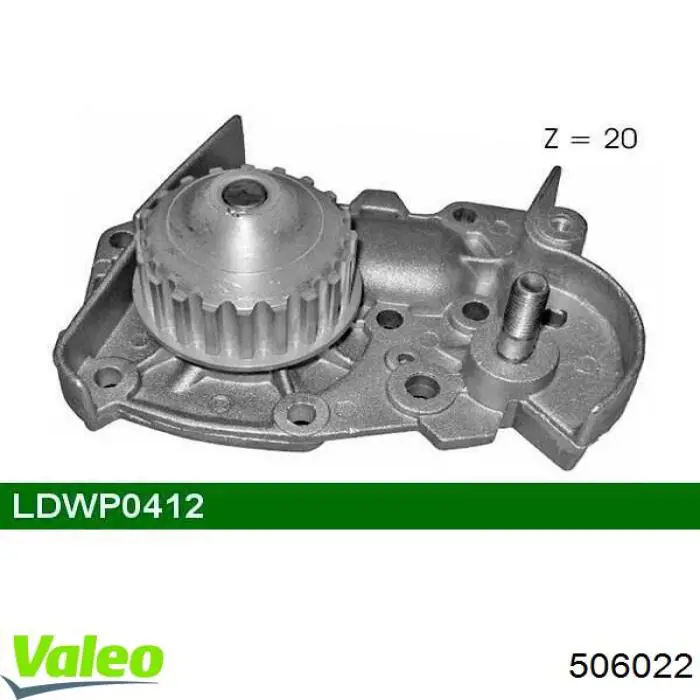 7701466419 Renault (RVI) Bomba refrigerante coche