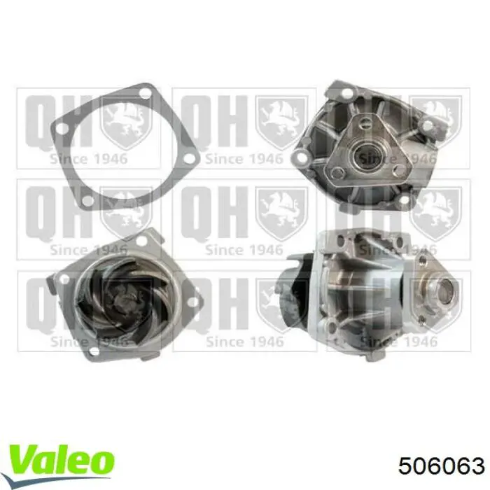 Comprar 506063 VALEO Bomba de agua para motor