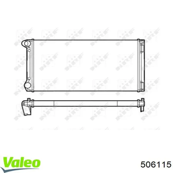 WAP808600 Open Parts Bomba refrigerante coche