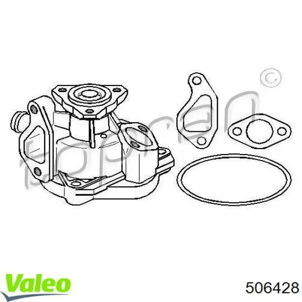 506428 VALEO bomba de agua