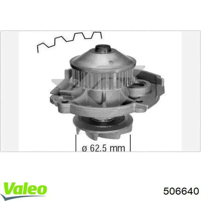 Bomba de agua 506640 VALEO