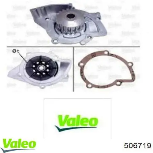 Comprar 506719 VALEO Bomba de agua para motor