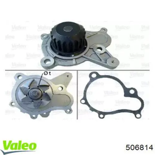 Motor de agua VALEO 506814