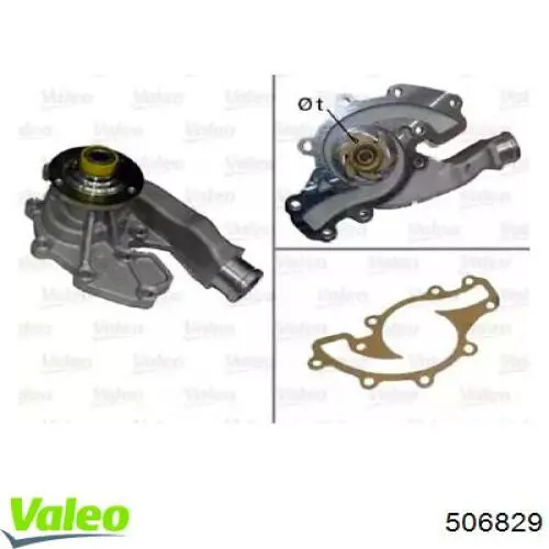 Bombeadora de agua VALEO 506829 precio, desde 84,76 EUR