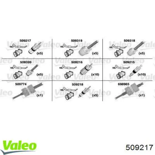 509217 VALEO Válvula del compresor de aire acondicionado