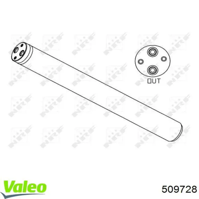 509728 VALEO receptor-secador del aire acondicionado