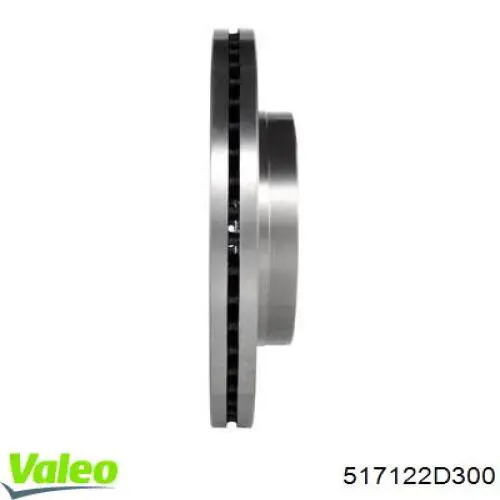 517122D300 VALEO freno de disco delantero