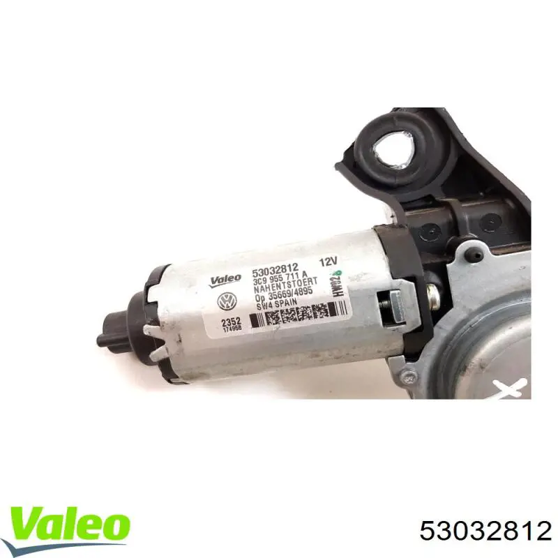 53032812 VALEO motor limpiaparabrisas luna trasera