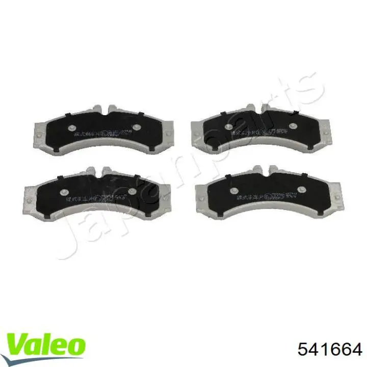 541664 VALEO pastillas de freno delanteras