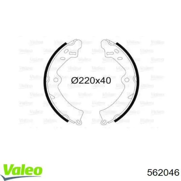 Comprar 562046 VALEO Zapatas de freno