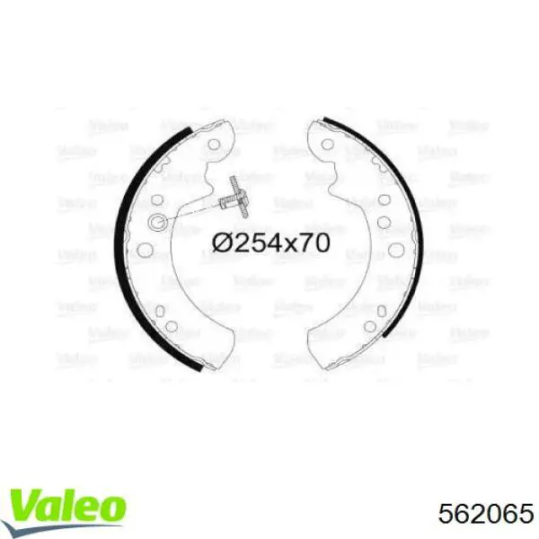 Zapatas de freno de tambor traseras VALEO 562065 precio, desde 289,24 EUR