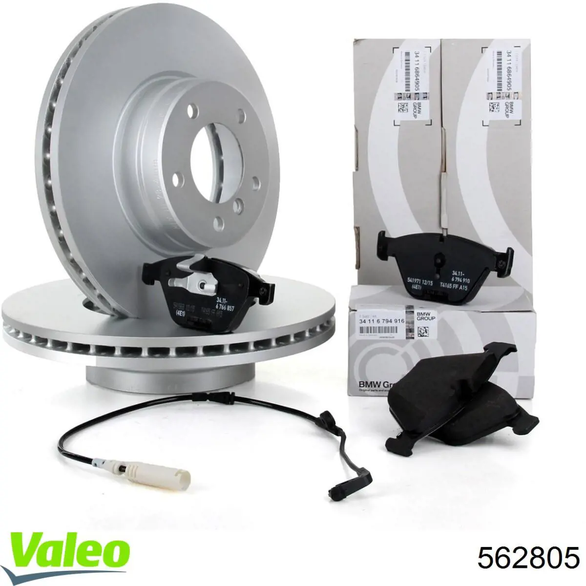 Juego de zapatas de frenos, freno de estacionamiento BMW 5 E39