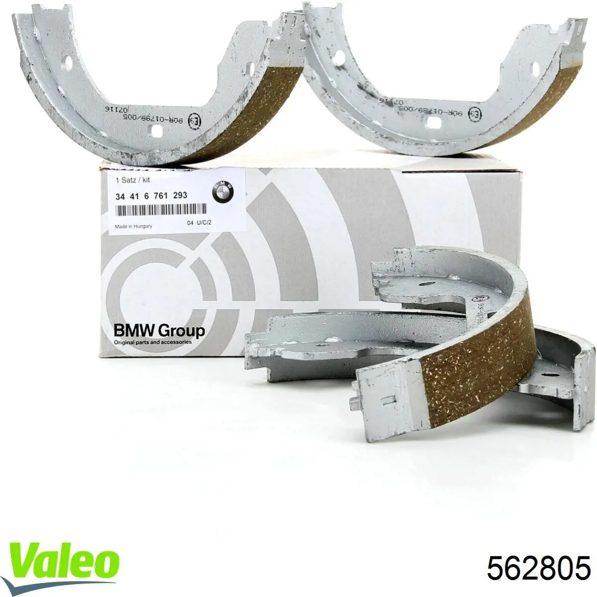 Juego de zapatas de frenos, freno de estacionamiento BMW 5 E39