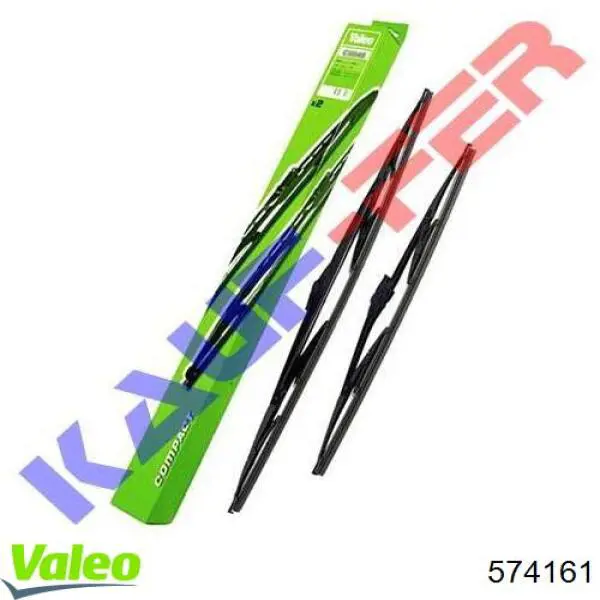 Escobillas de limpiaparabrisas delanteras VALEO 574161