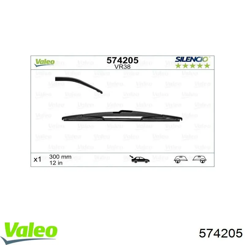 Limpiaparabrisas de luna trasera Toyota Yaris SP90