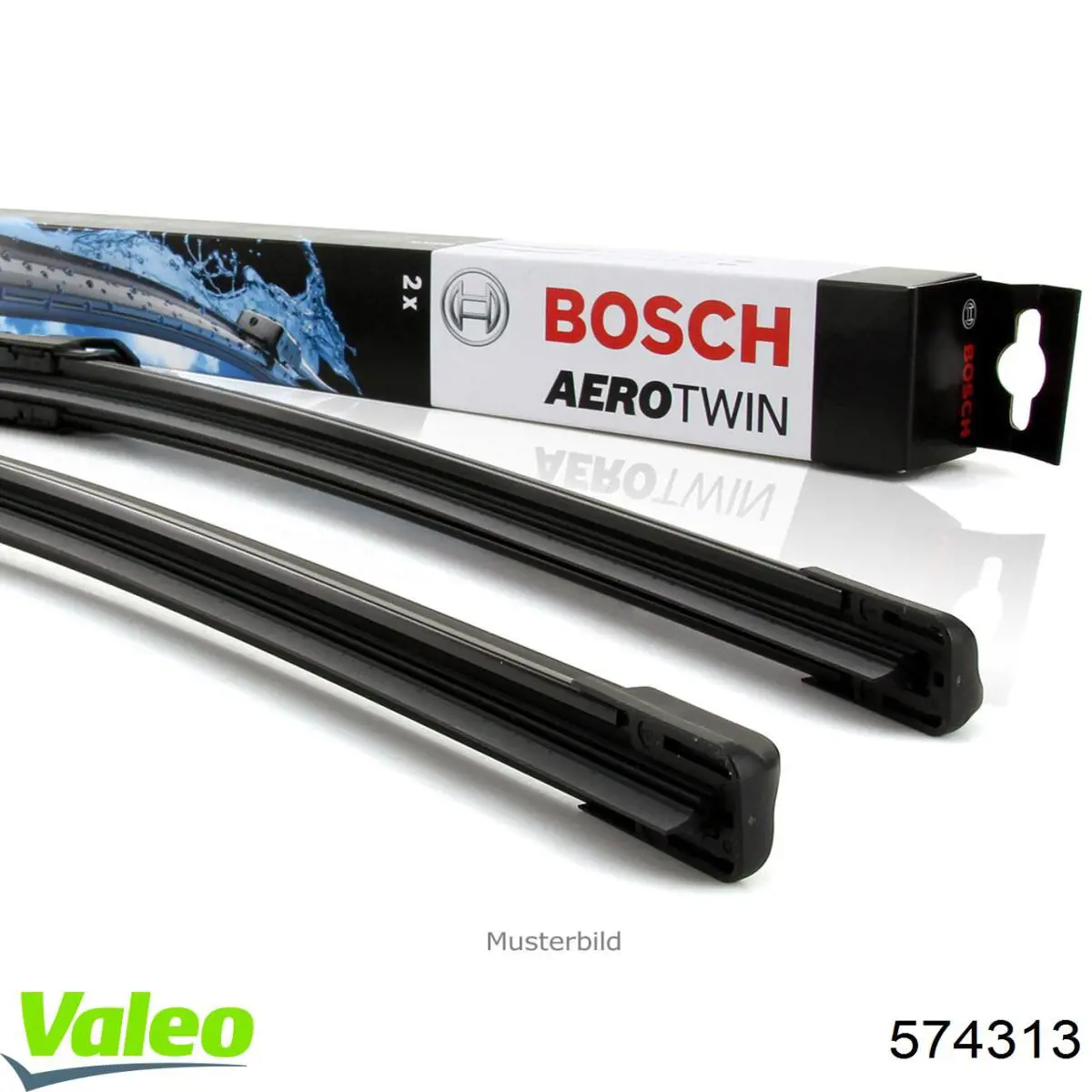 Juego de limpiaparabrisas de luna delantera, 2 piezas Citroen C4 1 LC