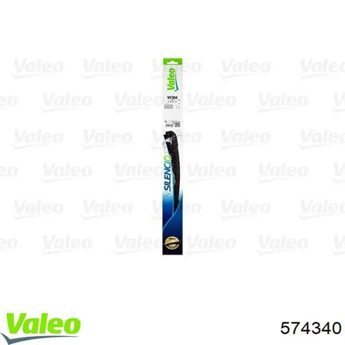 574340 VALEO juego de limpiaparabrisas de luna delantera, 2 piezas