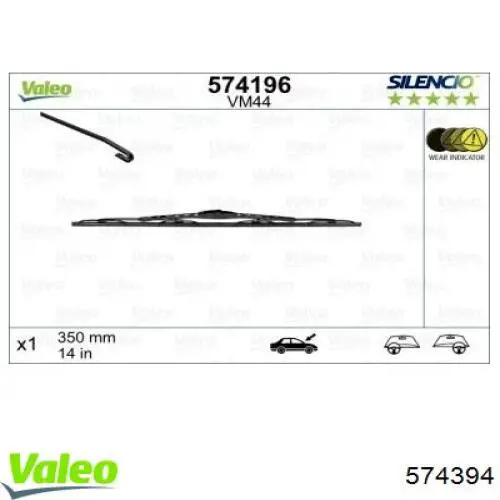 Limpiaparabrisas delanteras 000723114305 Magneti Marelli