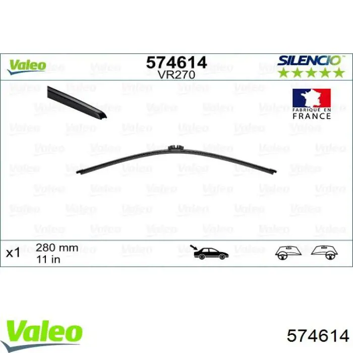 Limpiaparabrisas traseros 752581 Cautex