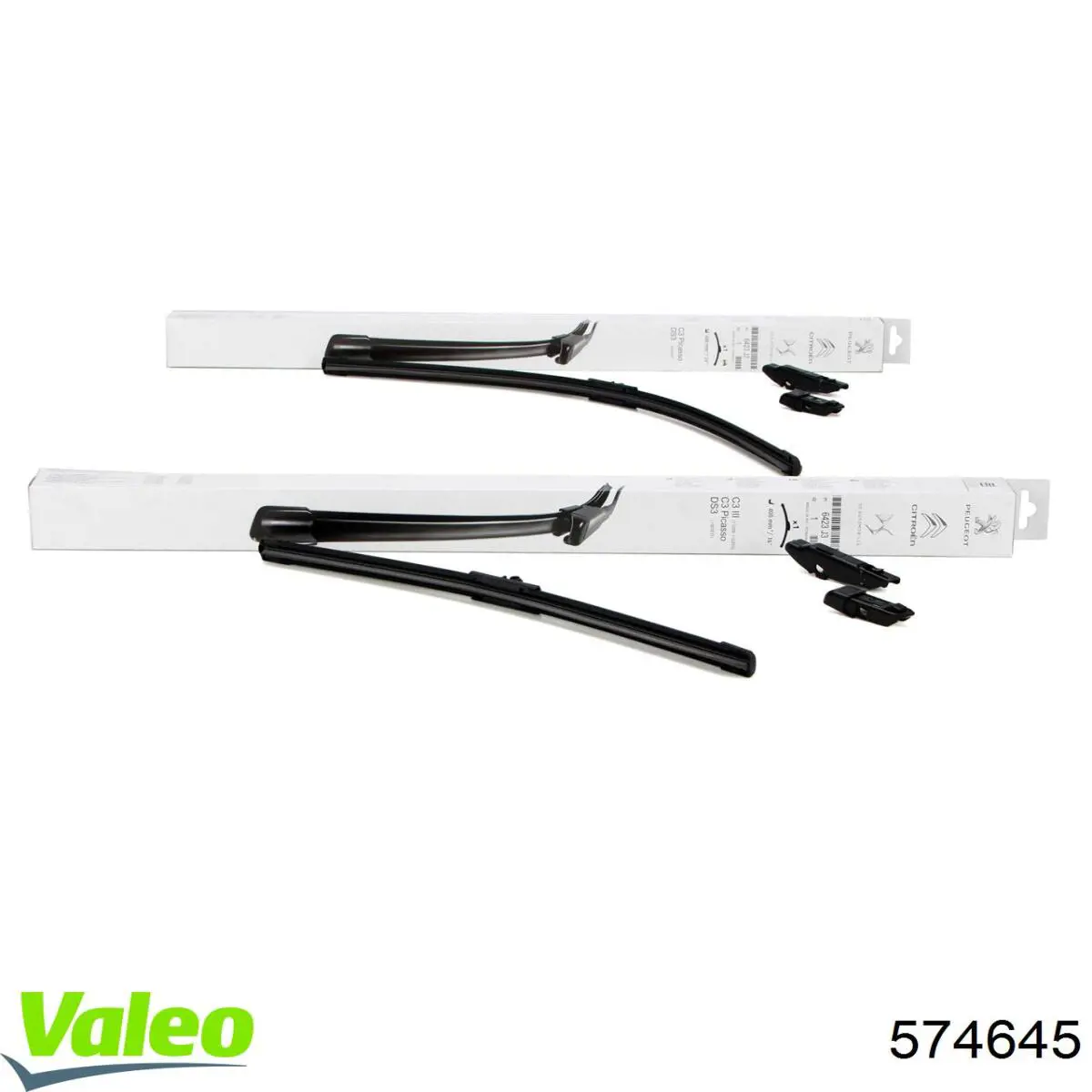 Escobillas de limpiaparabrisas delanteras Ford 1537086