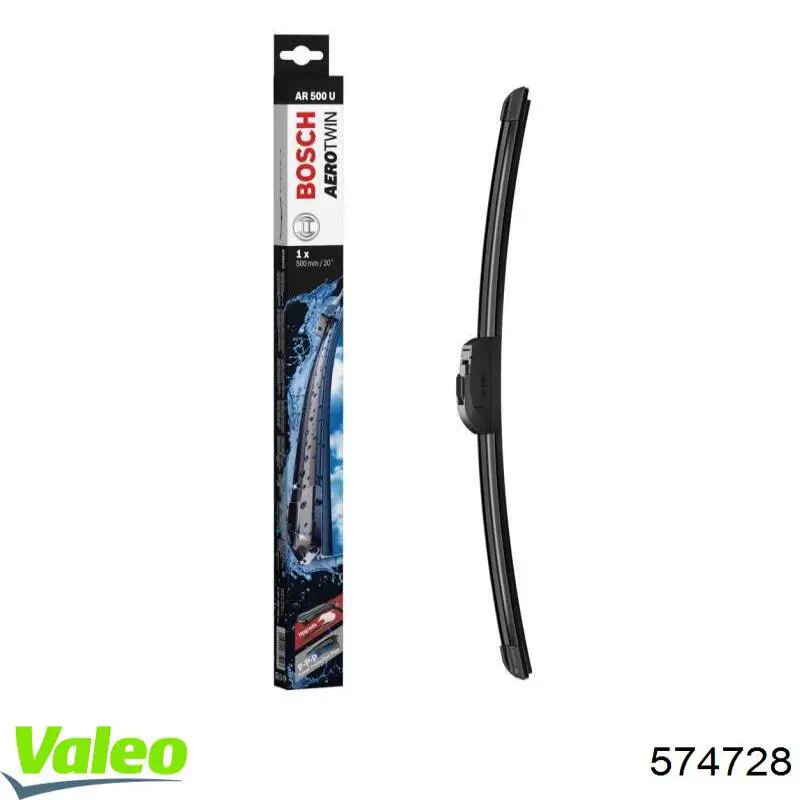 Limpiaparabrisas delantera copiloto VALEO 574728