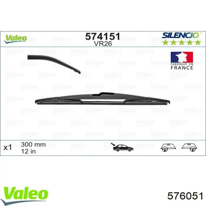 Limpiaparabrisas de luna trasera Nissan Qashqai 2 J11