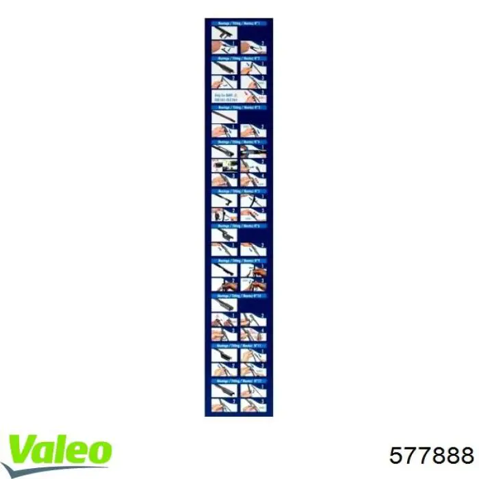 Comprar DF404 Denso Juego de escobillas de luna delantera, 2 piezas