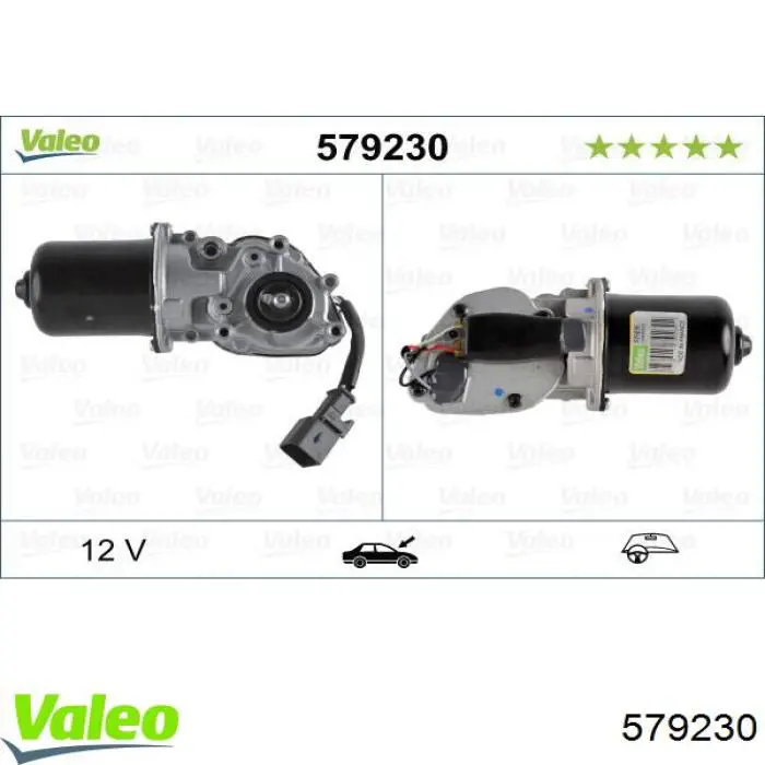 579230 VALEO motor del limpiaparabrisas del parabrisas