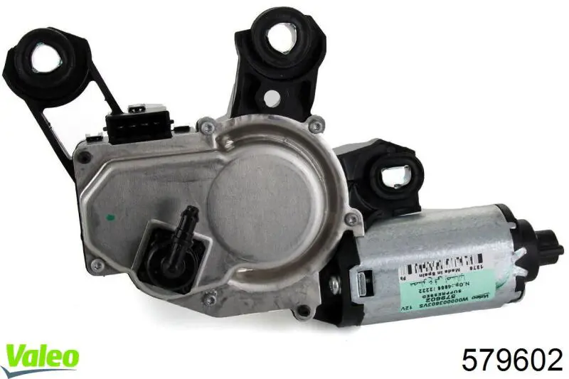 Motor limpiaparabrisas, trasera 579602 VALEO