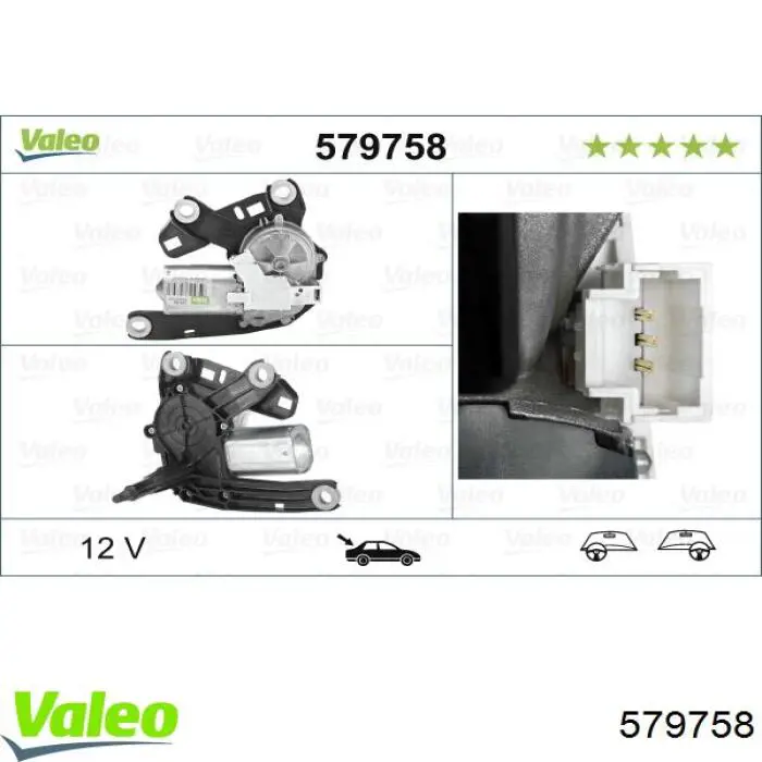 Motor del limpiaparabrisas trasero Peugeot/Citroen 9840123680 precio, desde 91,48 EUR