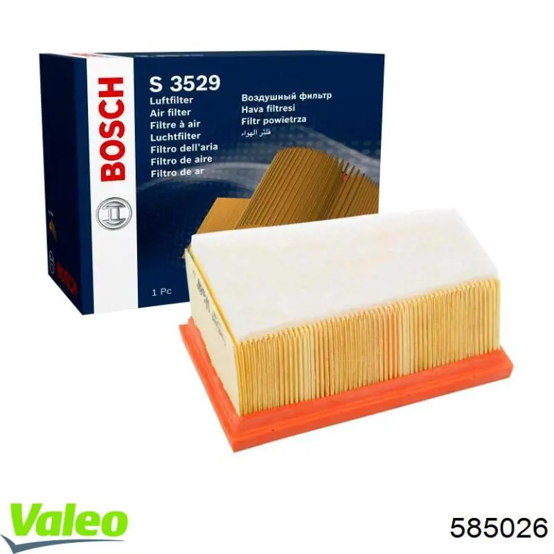 El filtro de aire VALEO 585026 precio, desde 6,34 EUR