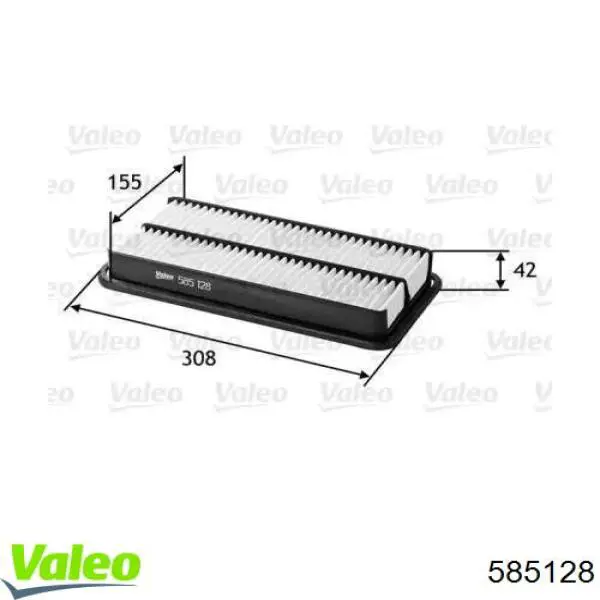 Filtro de aire 585128 VALEO