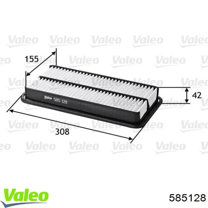 585128 VALEO Filtro de aire de motor