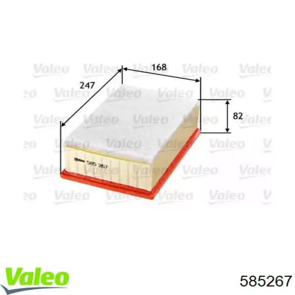 585267 VALEO filtro de aire