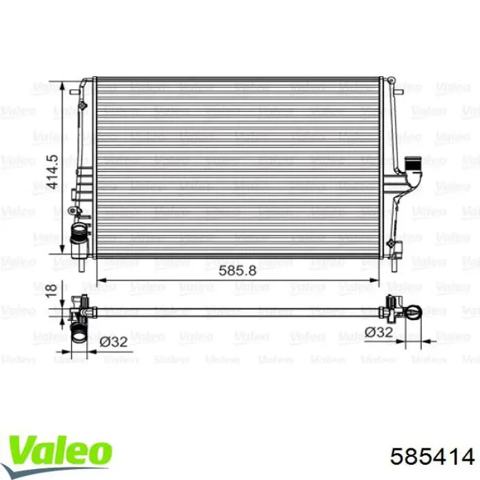 585414 VALEO filtro de aire