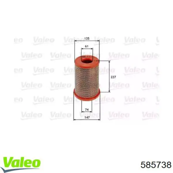 585738 VALEO filtro de aire