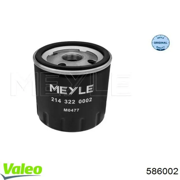 Filtro de aceite VALEO 586002 precio, desde 5,56 EUR
