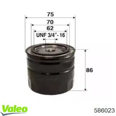 Comprar 586023 VALEO Filtros de aceite