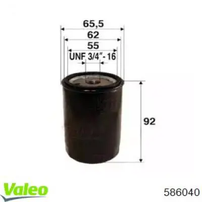 586040 VALEO filtro de aceite