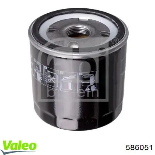 586051 VALEO filtro de aceite
