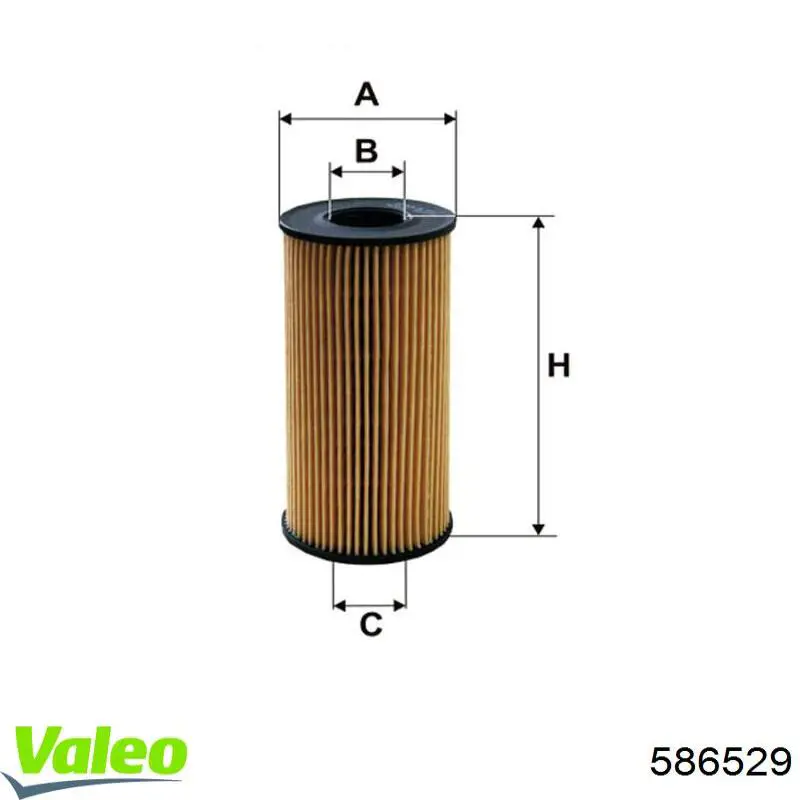 586529 VALEO Filtro aceite