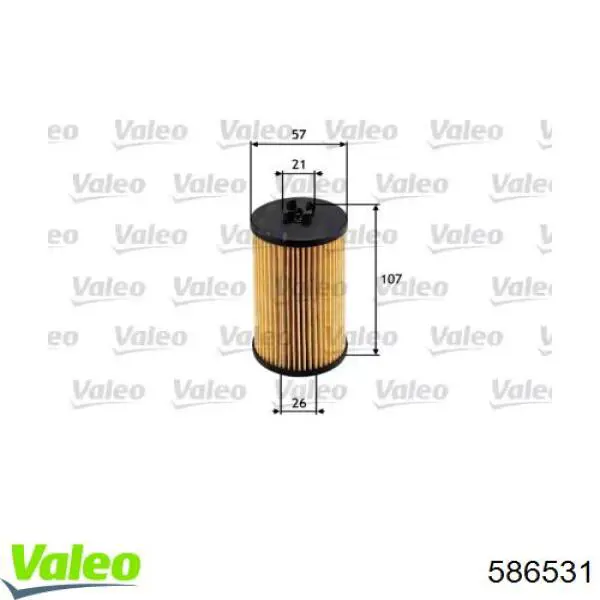 Filtro de aceite Opel Zafira P12