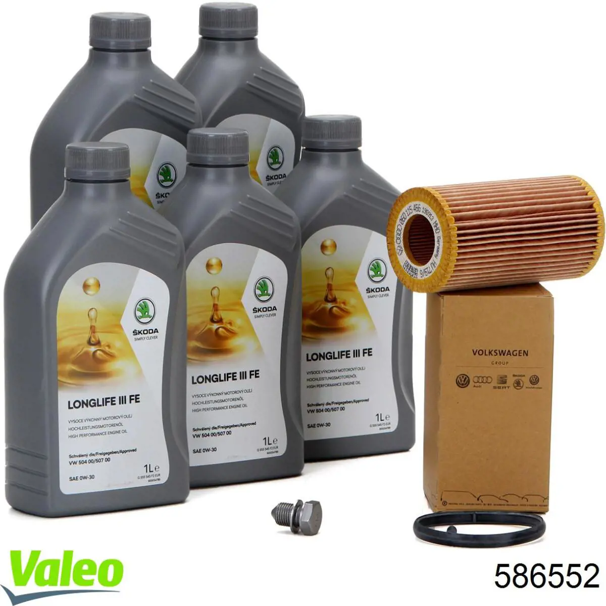 Filtro de aceite VALEO 586552 precio, desde 5,14 EUR