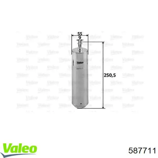 587711 VALEO filtro combustible