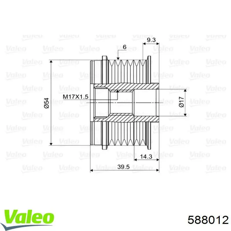 Polea rueda libre Fiat/Alfa/Lancia 555186280 precio, desde 31,76 EUR