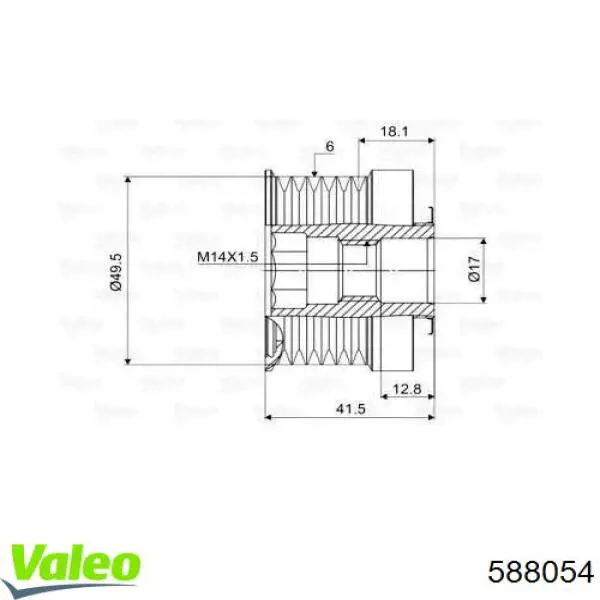 Comprar ZN5464 ERA Rueda libre del alternador