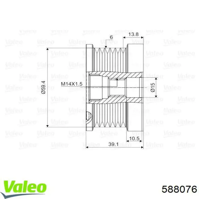 Polea rueda libre Hyundai/Kia 1002132980 precio, desde 44,75 EUR