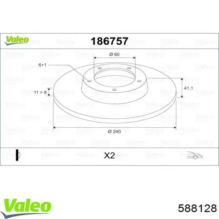 Polea de alternador VAG 059903119G